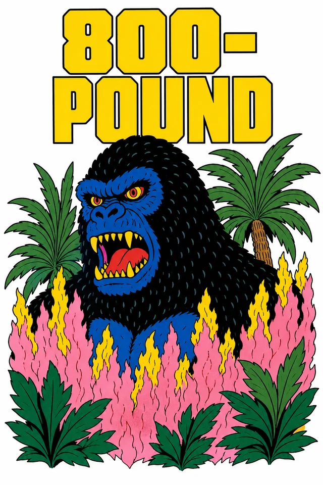 800-Pound Gorilla print art