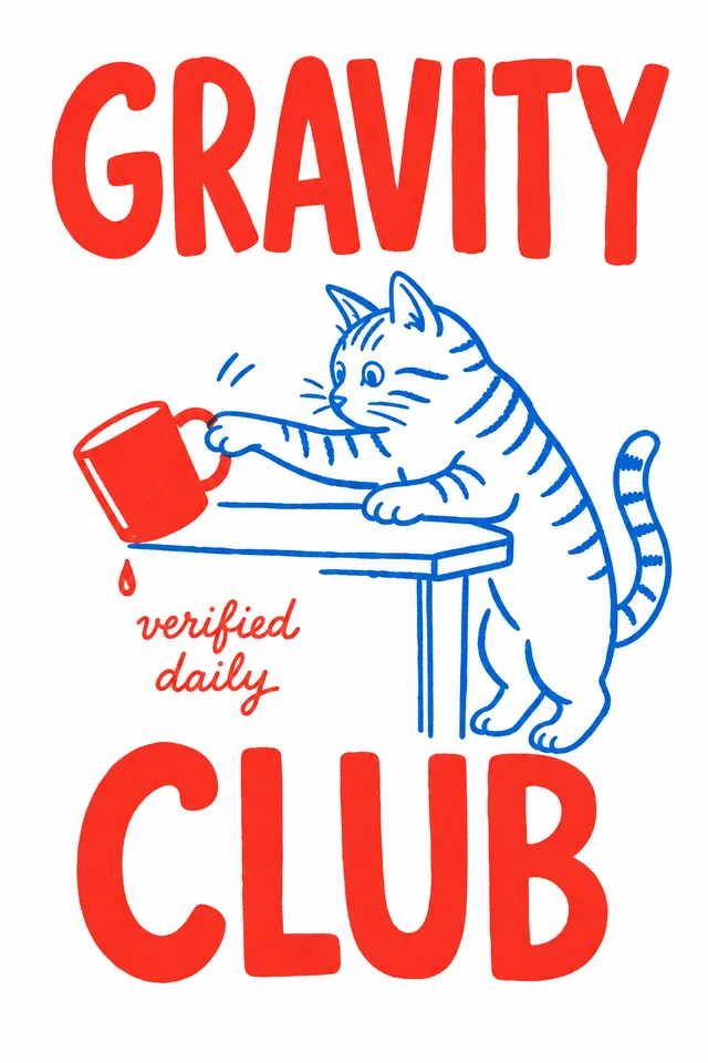 Gravity Club print art