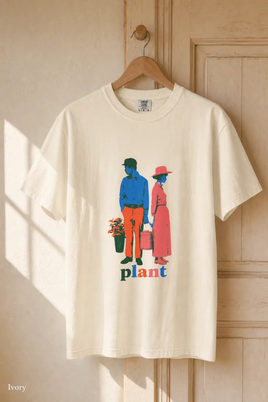 Grow tee in Ivory