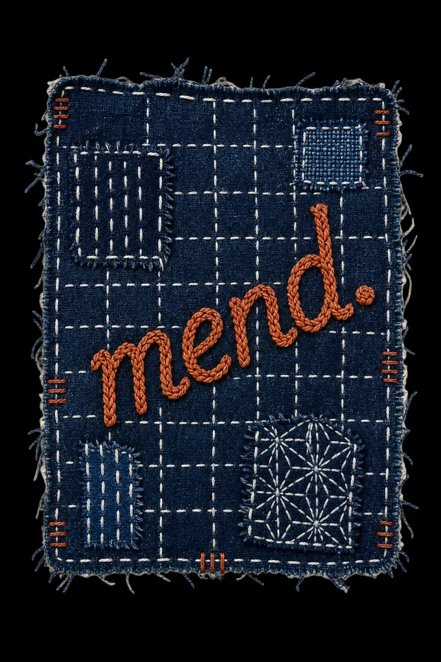 Mend (Patch) print art