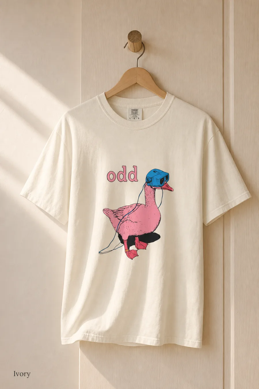 Odd Duck tee in Ivory